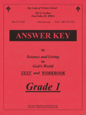 Science & Living in God’s World 1 Answer Key